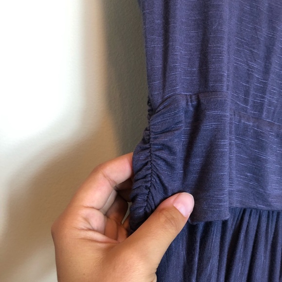 Anthro Maeve Eggplant Purple Dress - Picture 6 of 6